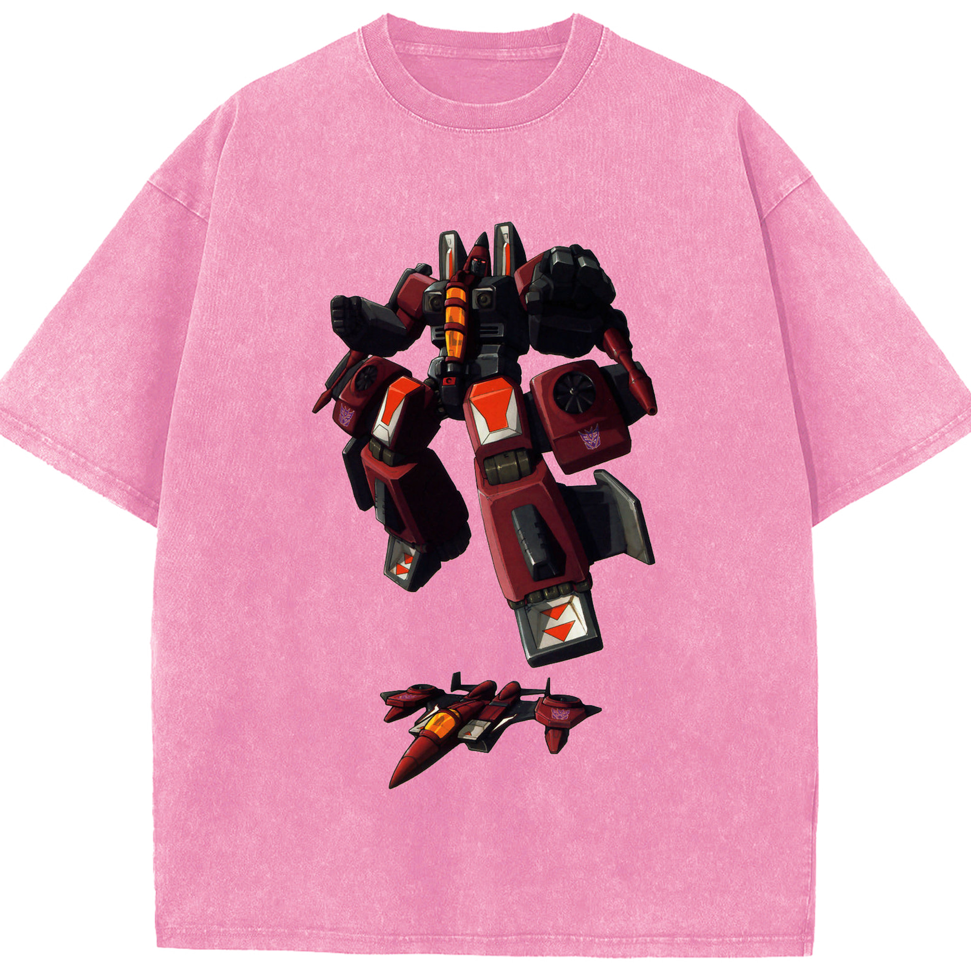 （画像用）  綿100% ヴィンテージ風 半袖Tシャツ（フロントプリント）